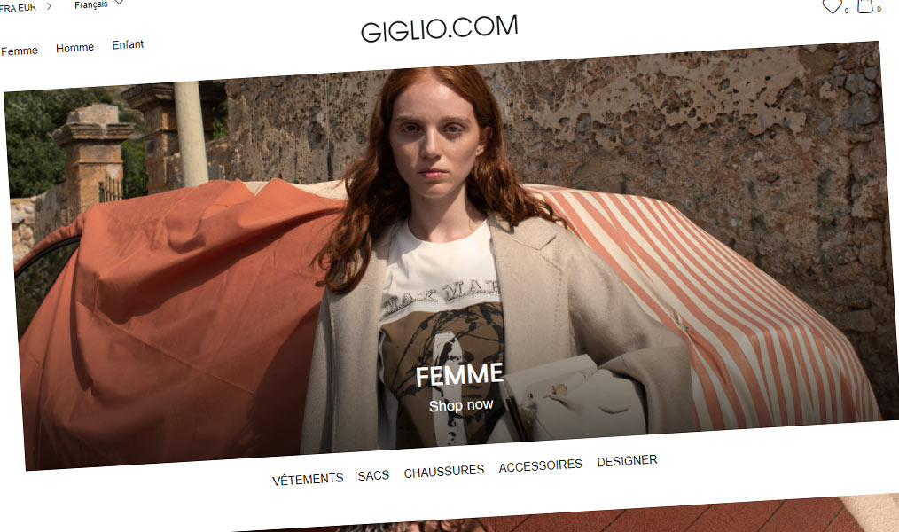 Code promo Giglio sur la mode de luxe internationale